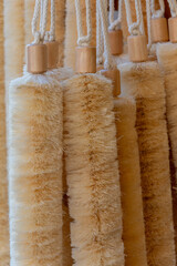 Natural fibre bath and massage brushes are a great choice for spa treatments, dry massage and body care.