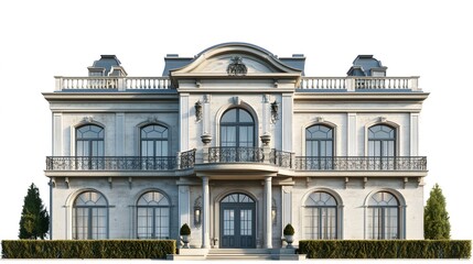 Fototapeta premium Stunning architectural house designs, including modern, classical, luxury, and traditional homes with unique exteriors and stylish facade