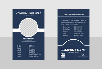Student Id Card Design Template 