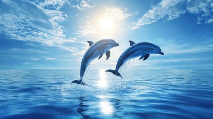 A mesmerizing close-up of the ocean's surface reveals a gradient from deep azure to light cerulean, its silky-smooth expanse undulating gently under the caress of soft waves