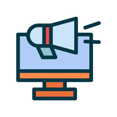 Digital advertisement icon