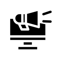 Digital advertisement icon