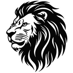 Obraz premium lion head tattoo