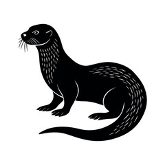 vector illustration of a seal