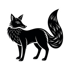 vector image of an fox