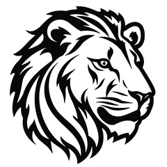 lion head silhouette