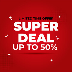 Fototapeta premium Abstract colorful sales banner