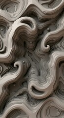 Abstract 3D Layered Texture