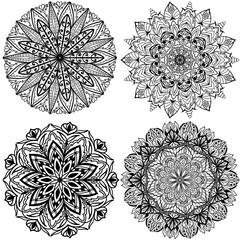 Mandara set, beautiful and luxurious colors and for coloring together.