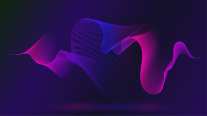 Abstract technology particles mesh background