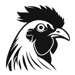 Fototapeta premium rooster head mascot