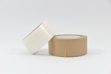 白い養生テープと紙テープ