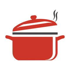 Minimalist Cooking Pot Logo Design.