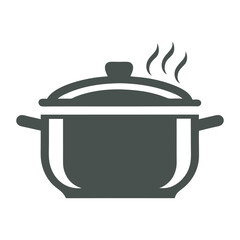 Minimalist Cooking Pot Logo Design.