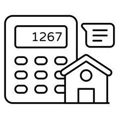 An icon design of mobile schedule