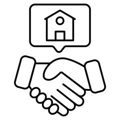 A flat design icon of jet ski vector