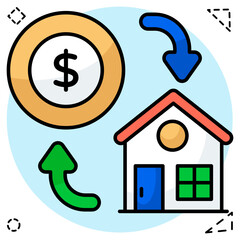 Premium design icon of handbag and cap