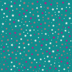 Enchanted Midnight, Dark Cyan Galaxy Theme with Magenta Magic & Rose Gold Accents