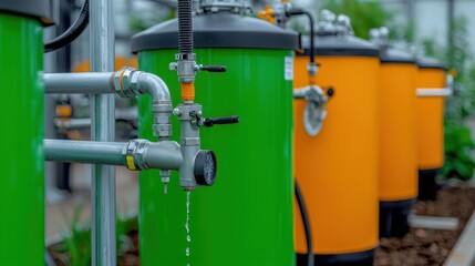 Green tanks for eco-friendly water filtration and sustainability