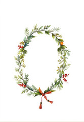 Hand-drawn hand-accounted Feng Sen style Xiaoxin wreath