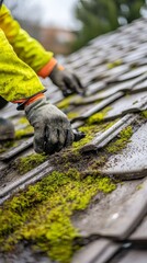 Roof Maintenance: Removing Moss from Tiles