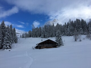Winter in den Bergen