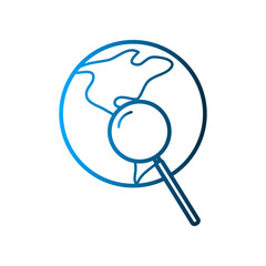 Globe icon design template