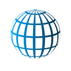 Globe icon design template
