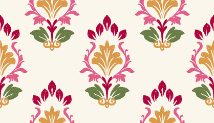 geometric ethnic vintage texture vector art design. textile fashion pattern line ikat seamless pattern and batik fabric texture asian background wallpaper geometry indian. Ethnic abstract ikat art .