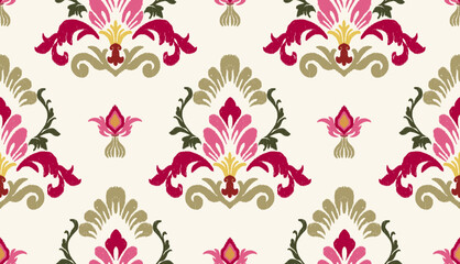 geometric ethnic vintage texture vector art design. textile fashion pattern line ikat seamless pattern and batik fabric texture asian background wallpaper geometry indian. Ethnic abstract ikat art .