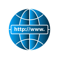 Globe icon design template