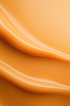 Smooth, flowing texture in warm orange hue creates calming sensa