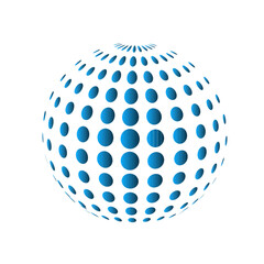 Globe icon design template