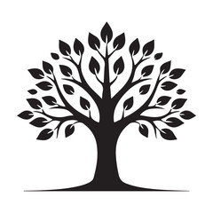 Fototapeta premium Tree Logo Icon Vector. Family tree logo design. Vector illustration.