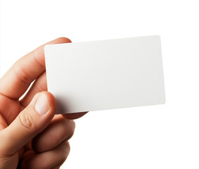 Obraz premium In a world full of digital connections, this white business card stands out as a symbol of personal touch and professionalism! 🌟 Let's make meaningful connections! 