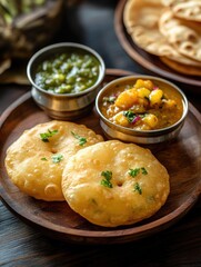 Authentic Indian Food Platter
