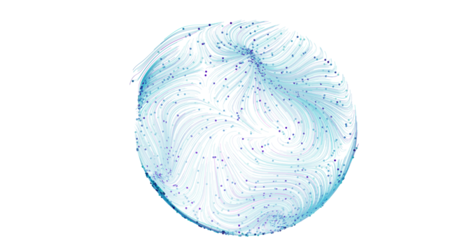 Abstract background image featuring a swirling blue sphere. Perfect for technology, data, or futuristic designs.