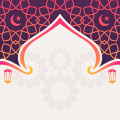 Premium Islamic Decorative Background with Intricate Floral Motifs and Gold Accents for Ramadan and Eid Mubarak