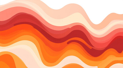 Abstract Colorful Wave Design .red background