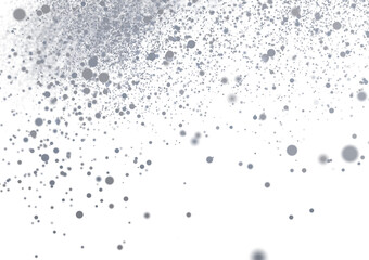Abstract background with silver particles floating on white. Perfect for design projects.