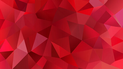 Fototapeta premium Abstract Red Polygon Background Design .red background