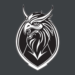 vector image of an eagle