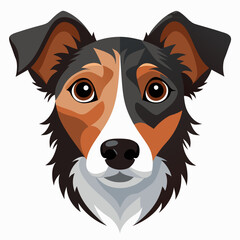 Vector  illustration of a dog