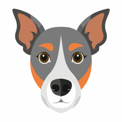 Obraz premium Vector illustration of a dog