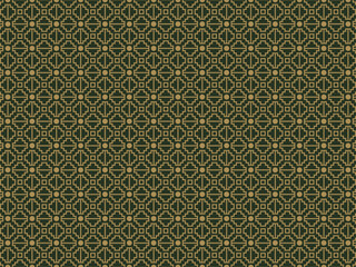square and cross illusion gold color