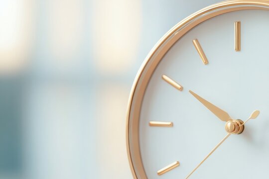 close-up photo of classic wall clock being adjusted to daylight saving time with hands turning forward