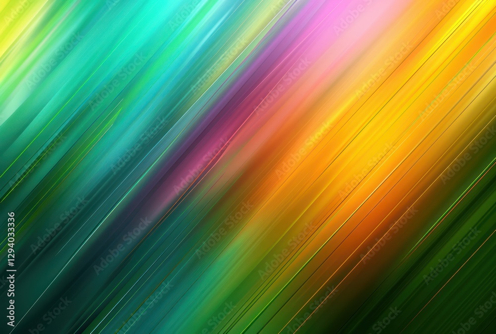 Sticker abstract bright colorful green yellow stripe line speed fast gradient.