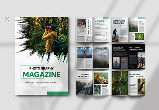 Photography Magazine Layout