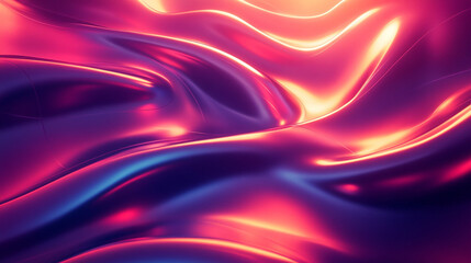 Obraz premium A purple and gold fabric with a shiny, reflective surface