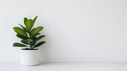 Indoor plant arrangement minimalist style home decor natural environment close-up serenity with greenery